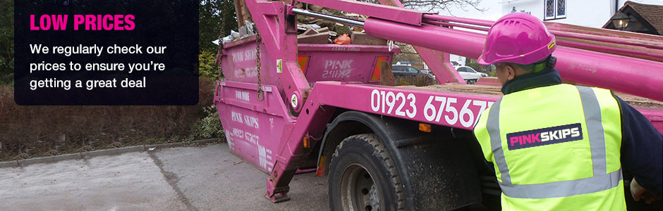 loading pink skip